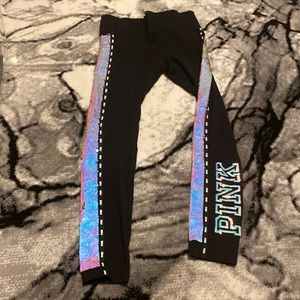 Pink yoga pants size M